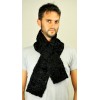 Karakul fur scarf - black